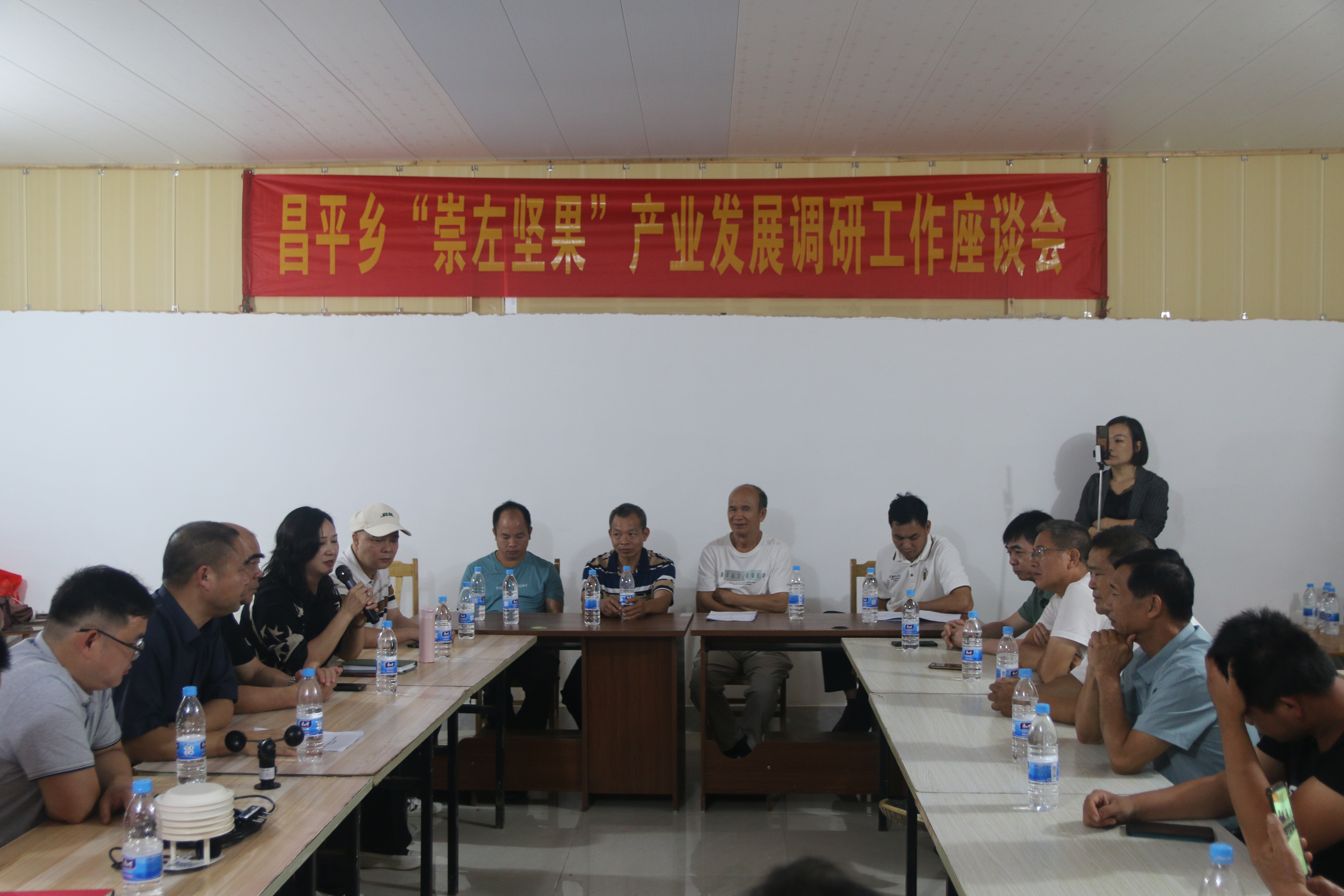 公司技术团队参加扶绥县昌平乡“崇左坚果”产业发展调研工作座谈会